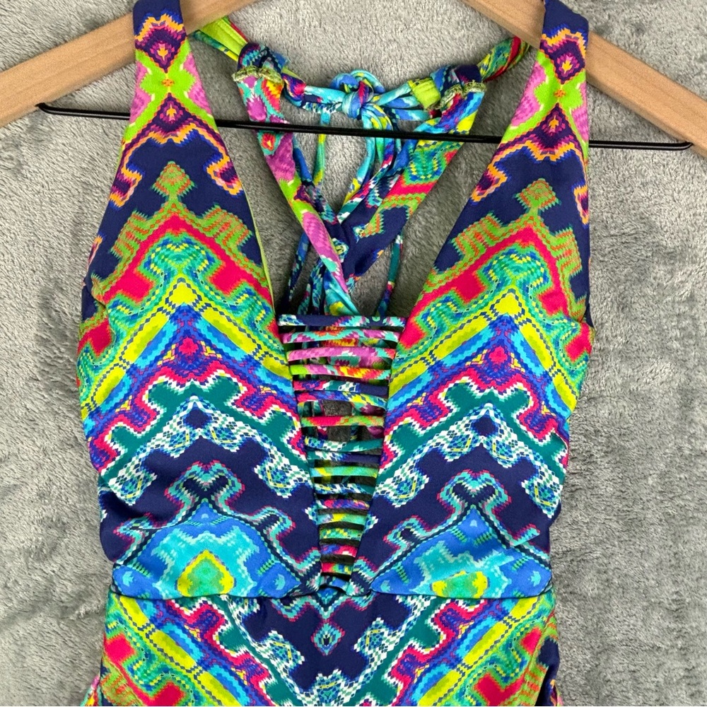 NEW Nanette Lepore Womens Small Coral Reef One Piece Swimsuit NWT - Picture 3 of 13